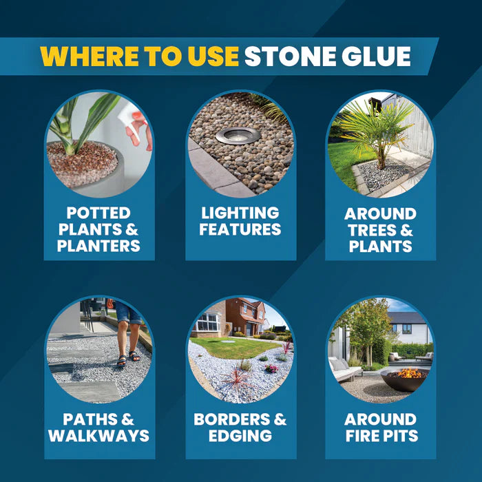 Easihold 4.1L Stone Glue — 4-stk verkætlanis-pakki (32 m²)