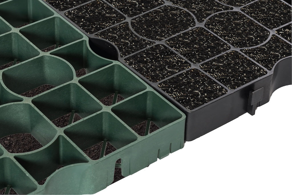 CORE GRASS 40MM HØJDE | 800 X 800MM (0,64M²) - GRÆSSTABILISERING TIL LET ERHVERVSTRAFIK